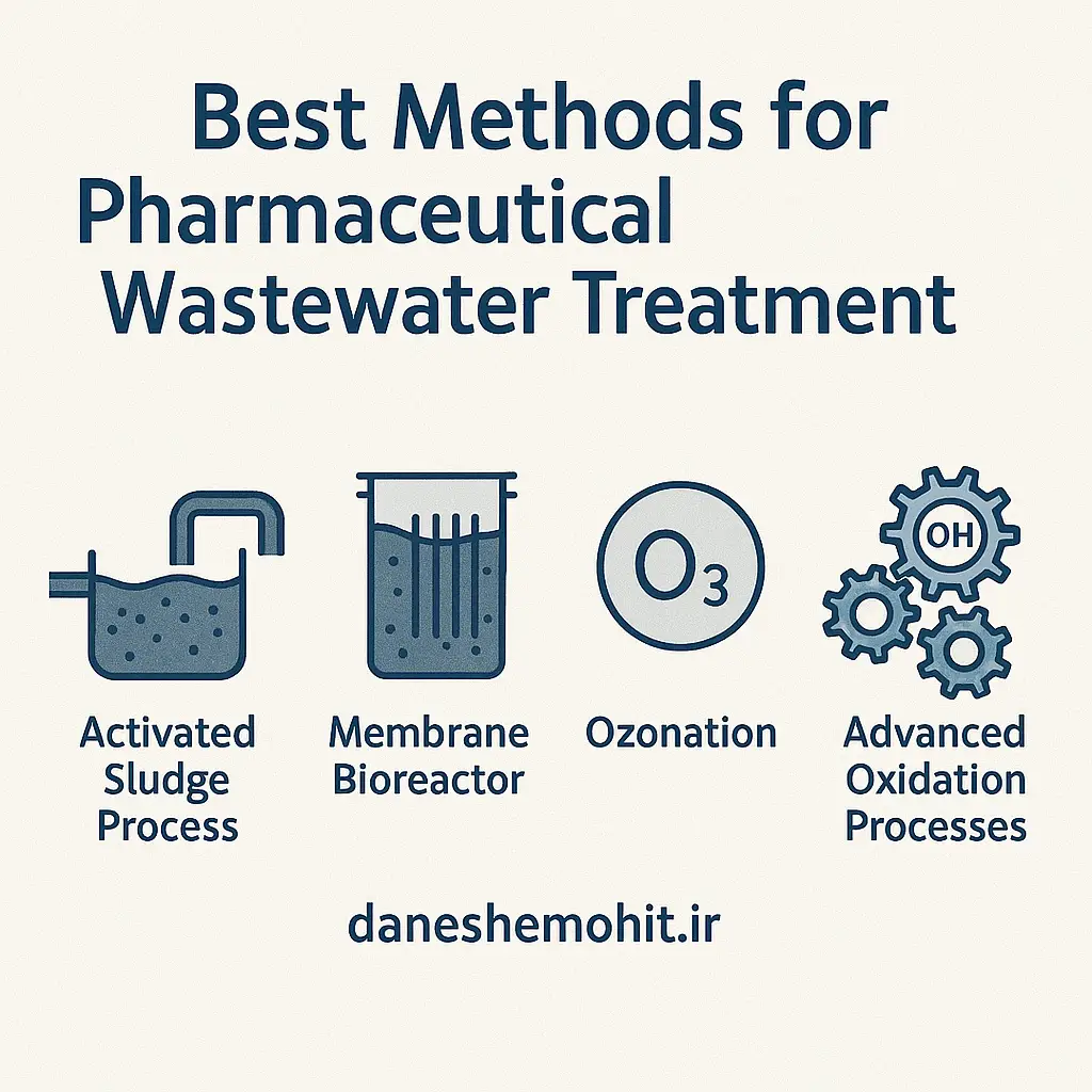 بهترین روش های تصفیه فاضلاب صنایع دارویی